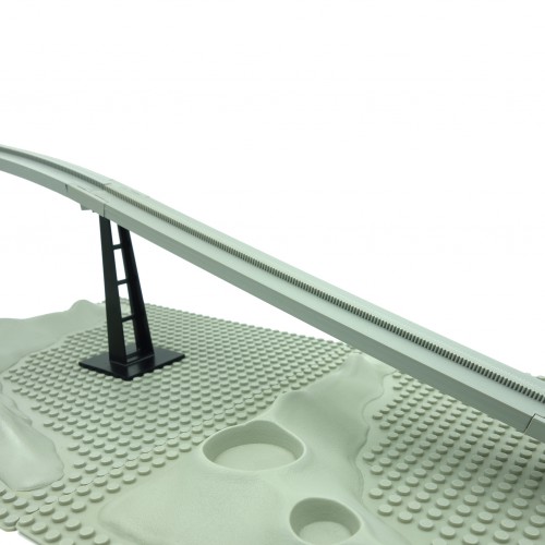 Monorail Long Ramp Extension - Light Gray Monorail Long Ramp Extension - Light Gray